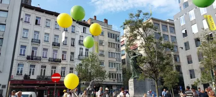 -تظاهرات بزرگ ایرانیان آزاده در بروکسل - 2
