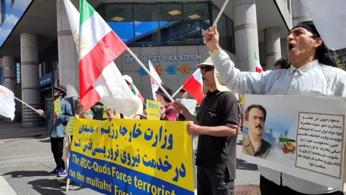آکسیون اعتراضی ایرانیان آزاده در اسلو - ۱۶تیرماه