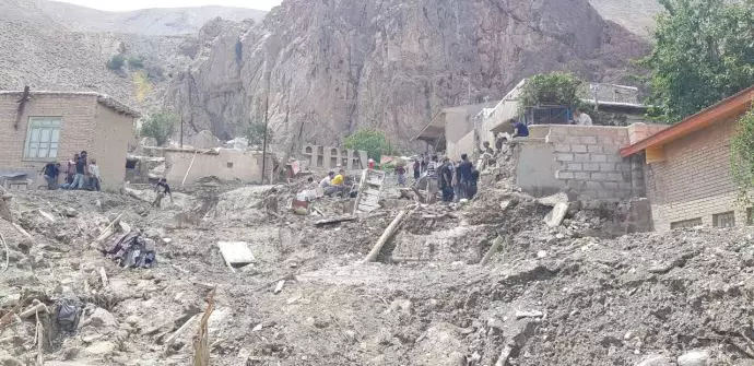 منطقه مزداران از روستاهای زرین دشتِ تهران بیشترین خسارت و تلفات رو دیده