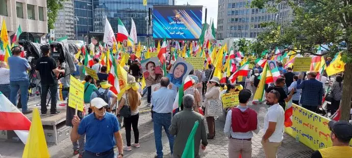 -ظاهرات ایرانیان آزاده در بروکسل - ۲۳تیرماه - 0