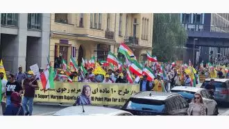 تظاهرات کهکشان ایران آزاد در برلین - ۱مرداد ۱۴۰۱