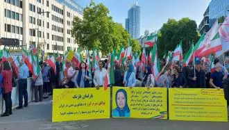 تظاهرات ایرانیان آزاده در بروکسل 