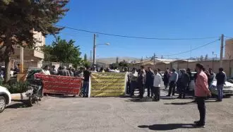 تجمع اعتراضی اعضای تعاونی مسکن دانشگاه پزشکی زنجان