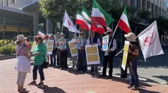 تظاهرات ایرانیان آزاده در واشنگتن