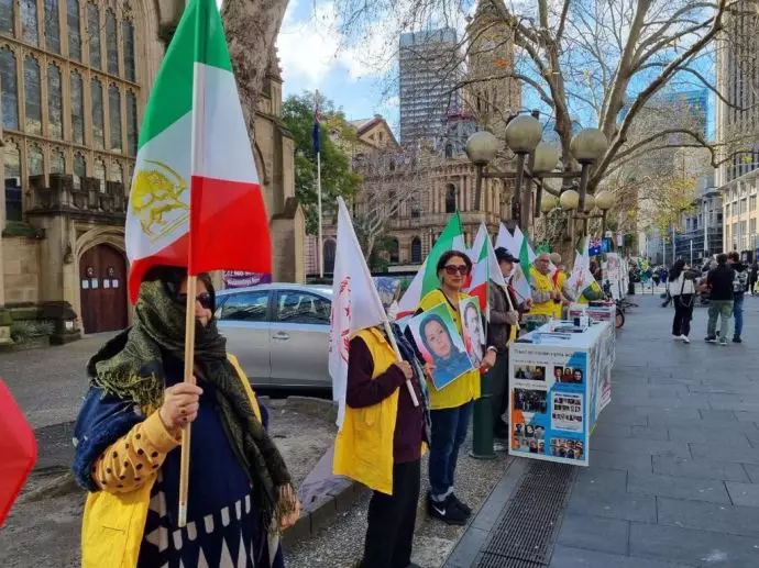 آکسیون اعتراضی ایرانیان آزاده در سیدنی در حمایت از مقاومت ایران - 3