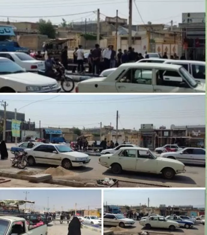 -تجمع اعتراضی مردم باغملک در استان خوزستان