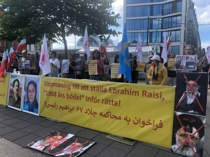 آکسیون ایرانیان آزاده در یوتوبوری در حمایت از مقاومت ایران و علیه هر گونه مماشات با آخوندها - 2