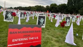 واشنگتن - سومین روز از نمایشگاه سالگرد قتل‌عام ۶۷، به حکم خمینی، دجال ضدبشر