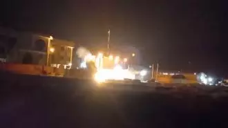 تهاجم کانون‌های شورشی با شلیک و انفجارهای پیاپی در قرارگاه ناحیه۱ بسیج سپاه پاسداران در مشهد