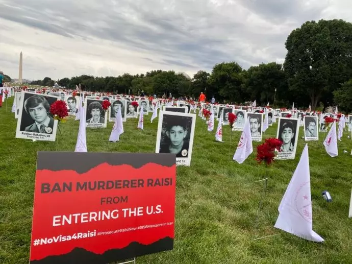 واشنگتن - سومین روز از نمایشگاه سالگرد قتل‌عام ۶۷، به حکم خمینی، دجال ضدبشر - 18