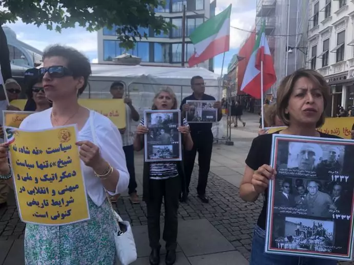 آکسیون ایرانیان آزاده در یوتوبوری در حمایت از مقاومت ایران و علیه هر گونه مماشات با آخوندها - 4