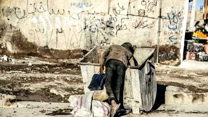 تصویری از فقر در ایران
