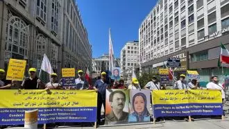 آکسیون اعتراضی ایرانیان آزاده در وین
