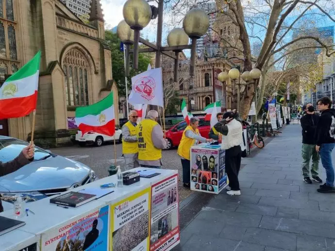آکسیون اعتراضی ایرانیان آزاده در سیدنی در حمایت از مقاومت ایران - 2