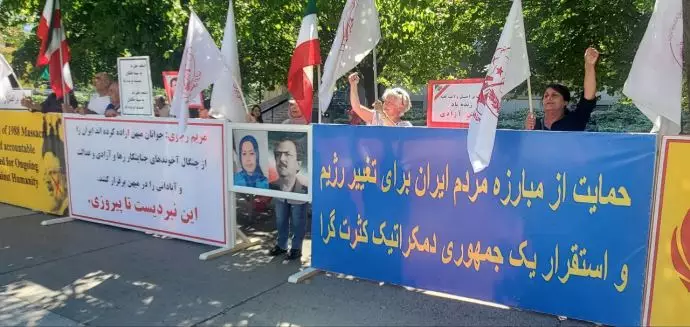 آکسیون اعتراضی ایرانیان آزاده در تورنتو همزمان با مذاکرات اتمی آخوندها -۱۵مرداد۱۴۰۱ - 0