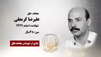 مجاهد شهید علیرضا کرمعلی