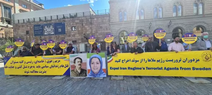 آکسیون ایرانیان آزاده در استکهلم سوئد - ۱۵مرداد
