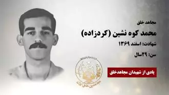 مجاهد شهید محمد کوه نشین (کردزاده)