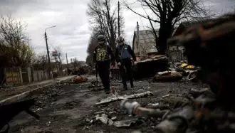 تصویری از جنگ در اوکراین
