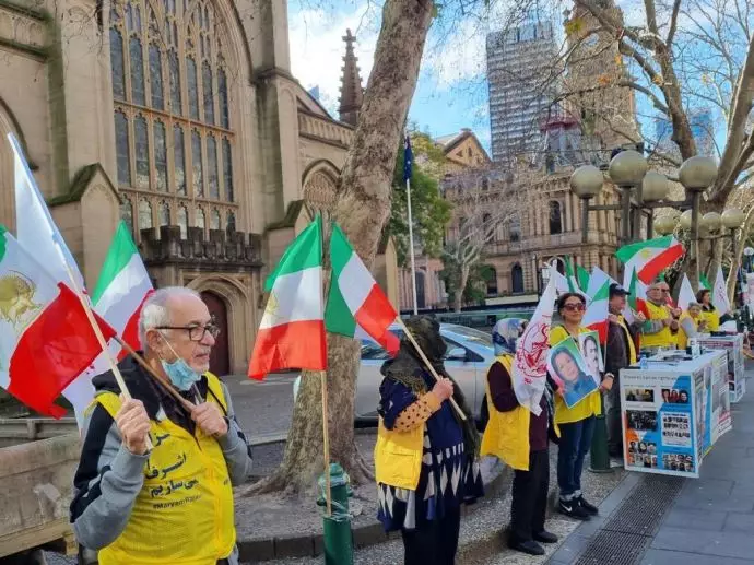 آکسیون اعتراضی ایرانیان آزاده در سیدنی در حمایت از مقاومت ایران - 1