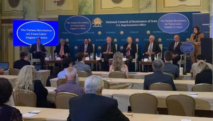کنفرانس در واشنگتن برای بررسی اهداف برنامه هسته‌یی رژیم در بیستمین سالگرد افشاگری نطنز