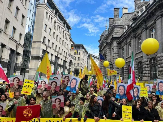 -تظاهرات ایرانیان آزاده در بروکسل همزمان با برگزاری دادگاه استیناف اسدالله اسدی - 0