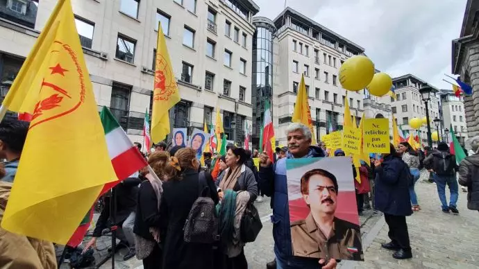 تظاهرات ایرانیان آزاده در بروکسل همزمان با برگزاری دادگاه استیناف اسدالله اسدی - 5