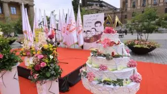 جشن پنجاه‌و‌هشتمین سال تأسیس سازمان مجاهدین خلق ایران در استکهلم سوئد