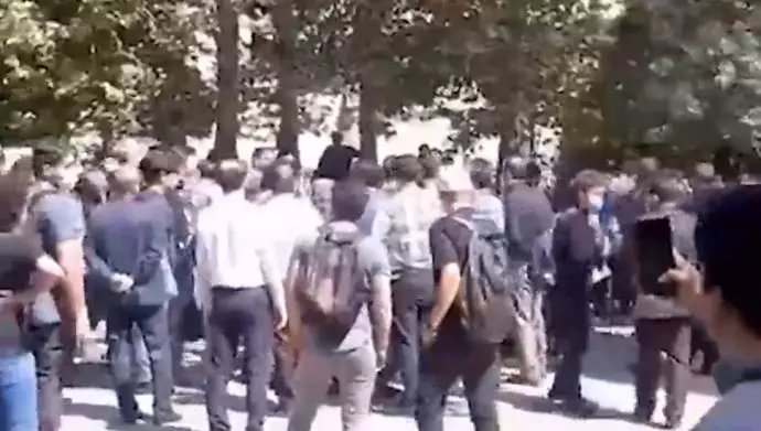 تظاهرات دانشجویان دانشگاه تهران 