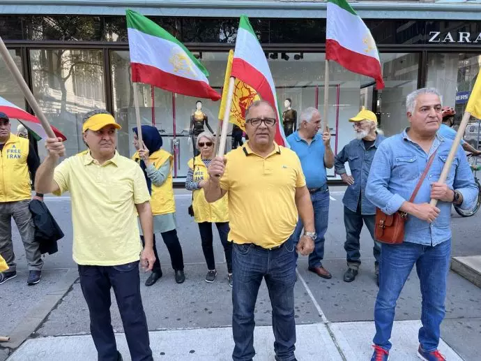 آکسیون اعتراضی ایرانیان آزاده در کپنهاگ علیه سفر آخوند رئیسی به نیویورک - ۲۸شهریور - 0