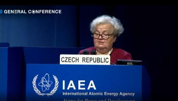 مقام جمهوری چک به‌نمایندگی از اتحادیه اروپا در کنفرانس عمومی آژانس بین‌المللی انرژی اتمی