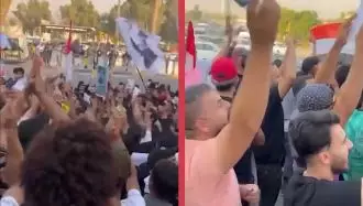 تظاهرات ضد رژیم ایران در عراق