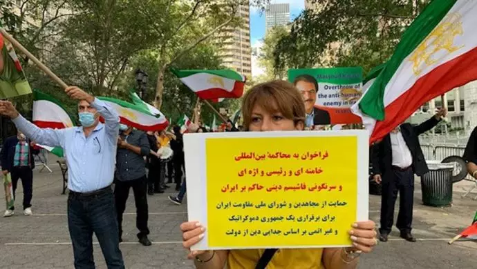 آمریکا-تظاهرات جهانی ایرانیان آزاده - عکس از آرشیو