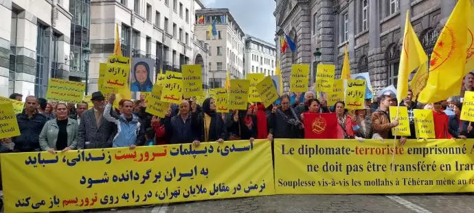 تصاویری از تظاهرات ایرانیان آزاده در بروکسل همزمان با برگزاری دادگاه استیناف اسدالله اسدی - 2