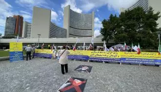  آکسیون ایرانیان آزاده در وین همزمان با نشست شورای حکام آژانس بین‌المللی انرژی اتمی