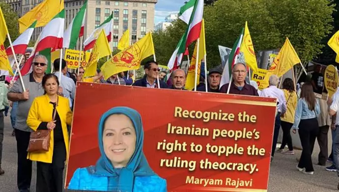 ایرانیان آزاده و یاران شورشگر در واشنگتن در همبستگی با قیام سراسری مردم ایران