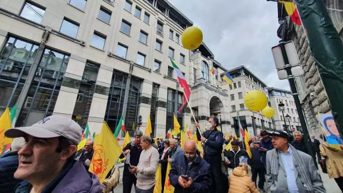 تظاهرات ایرانیان آزاده در بروکسل همزمان با برگزاری دادگاه استیناف اسدالله اسدی - 0