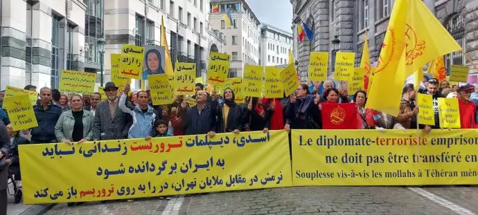 تصاویری از تظاهرات ایرانیان آزاده در بروکسل همزمان با برگزاری دادگاه استیناف اسدالله اسدی - 4