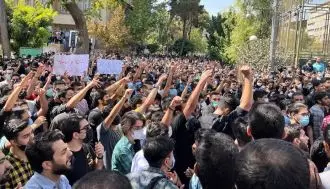 تظاهرات دانشجویان دانشگاه تهران - شهریور ۱۴۰۱