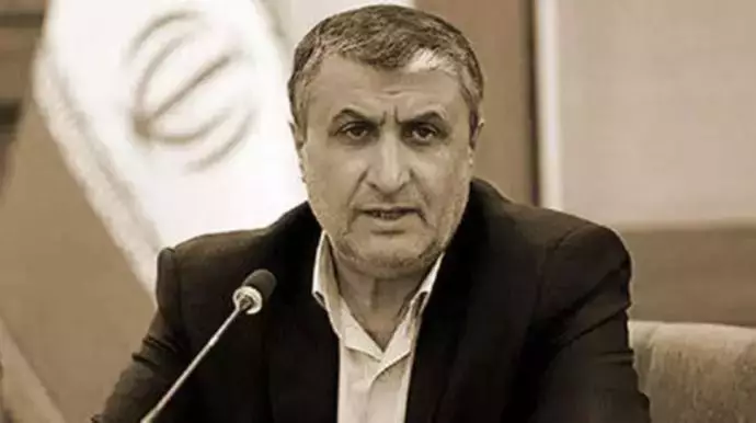پاسدار اسلامی رئیس سازمان انرژی اتمی رژیم