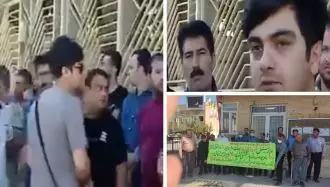 تجمع اعتراضی فروشندگان مرغ در بحنورد و پرسنل و کارگران شهرداری زرنه در ایلام