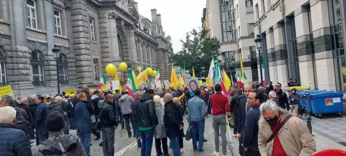 تصاویری از تظاهرات ایرانیان آزاده در بروکسل همزمان با برگزاری دادگاه استیناف اسدالله اسدی - 1