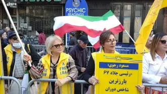 آکسیون ایرانیان آزاده علیه حضور رئیسی جلاد در نیویورک - اول مهر