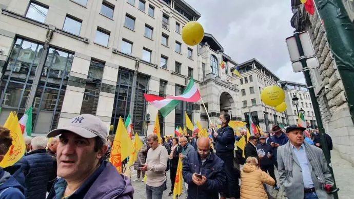 تظاهرات ایرانیان آزاده در بروکسل همزمان با برگزاری دادگاه استیناف اسدالله اسدی - 2