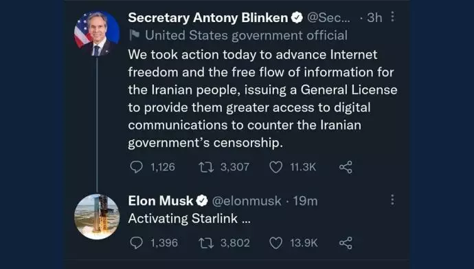 ایلان ماسک از آغاز فعال کردن استارلینک برای ایران خبر داد