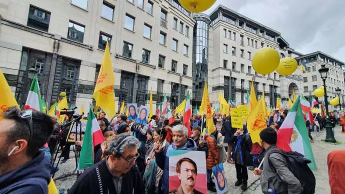 تظاهرات ایرانیان آزاده در بروکسل همزمان با برگزاری دادگاه استیناف اسدالله اسدی - 6