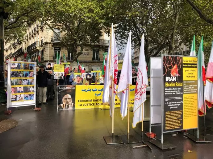 تظاهرات ایرانیان آزاده در پاریس در حمایت از قیام سراسری مردم ایران