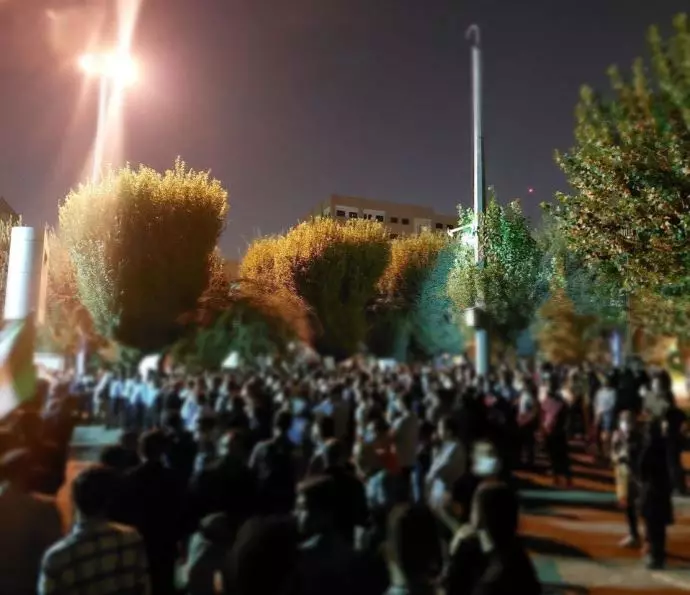 تظاهرات دانشجویان دانشگاه صنعتی شریف در حمایت از قیام سراسری - دوم مهر