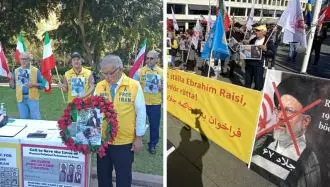 تجمع ایرانیان آزاده و هواداران مقاومت ایران در یوتوبوری و سیدنی در محکومیت قتل مهسا امینی