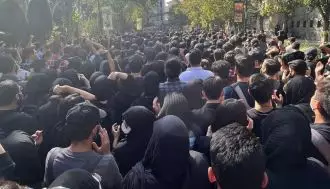 اعتراضات دانشجویان دانشگاه تهران در پردیس مرکزی این دانشگاه 